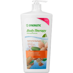 Гель для душа 900 мл SYNERGETIC Body Therapy, Масло миндаля Гель для душа 900 мл SYNERGETIC Body Therapy, Масло миндаля