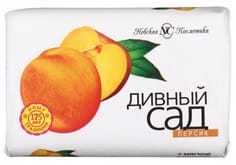 Мыло кусковое 90 г туалетное "Дивный сад" НК, Персик Мыло кусковое 90 г туалетное "Дивный сад" НК, Персик