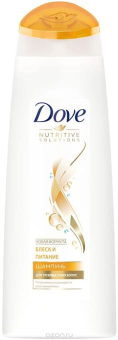 Шампунь 250 мл "Dove", Блеск и питание Шампунь 250 мл "Dove", Блеск и питание