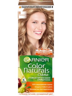 Крем-краска для волос "Garnier" Color Naturals, 8 Пшеница Крем-краска для волос "Garnier" Color Naturals, 8 Пшеница