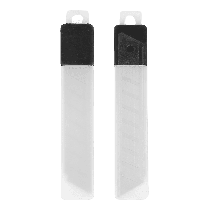 Набор лезвий для ножей канцелярских 18 мм (10 шт.набор)