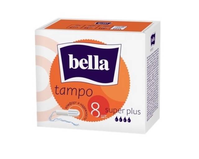 Тампоны "Bella" Premium Comfort (8 шт.упак), Super Plus без апликатора