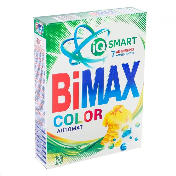 Стиральный порошок 400 г "BiMAX" автомат, Колор Стиральный порошок 400 г "BiMAX" автомат, Колор
