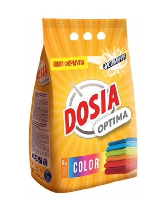 Стиральный порошок 6 кг "Dosia" OPTIMA автомат, Колор Стиральный порошок 6 кг "Dosia" OPTIMA автомат, Колор