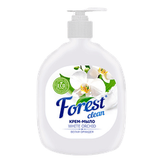 Крем-мыло жидкое 500 мл "FOREST Clean" дозатор, Белая Орхидея Крем-мыло жидкое 500 мл "FOREST Clean" дозатор, Белая Орхидея