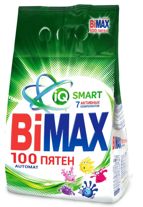 Стиральный порошок 3 кг "BiMAX" автомат "100 пятен"