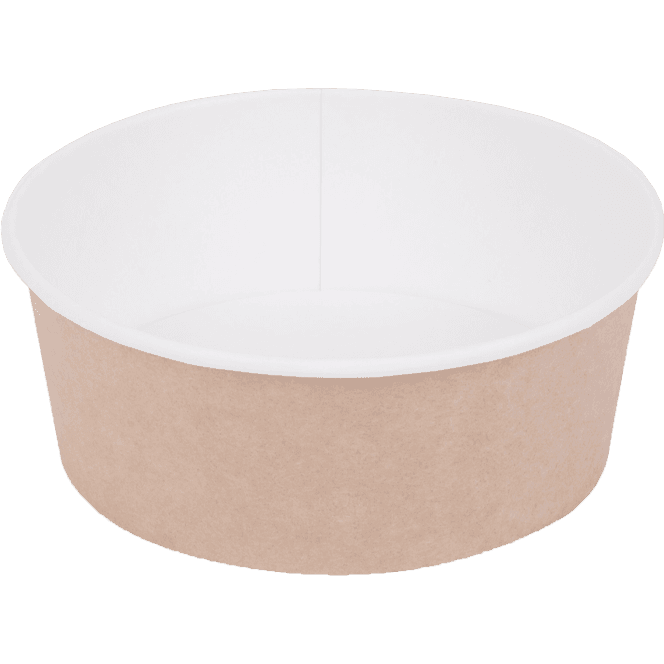 Контейнер/салатник/супница бумажный круглый 1000 мл OSQ Round Bowl D-150 мм, без крышки Контейнер/салатник/супница бумажный круглый 1000 мл OSQ Round Bowl D-150 мм, без крышки