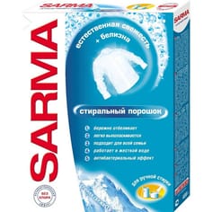 Стиральный порошок 400 г "Sarma" ручной "Естественная белизна" Стиральный порошок 400 г "Sarma" ручной "Естественная белизна"