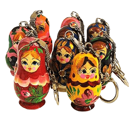 Брелок матрешка/снеговик Брелок матрешка/снеговик