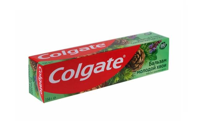 Зубная паста 100 мл/146 гр "Colgate", Бальзам молодой хвои