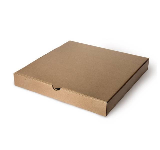 Коробка под пирог/пиццу 250*250*60 БУРАЯ, Т-11/профиль Е, с прямыми углами