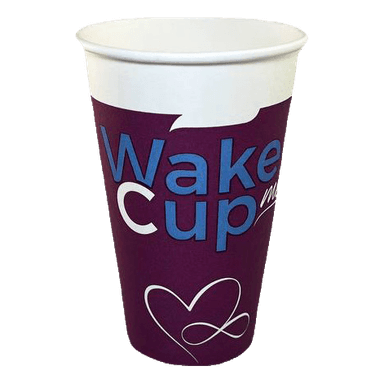 Стакан бумажный 300 мл "Wake Me Cup" Вендинг D-80 мм Ф Стакан бумажный 300 мл "Wake Me Cup" Вендинг D-80 мм Ф