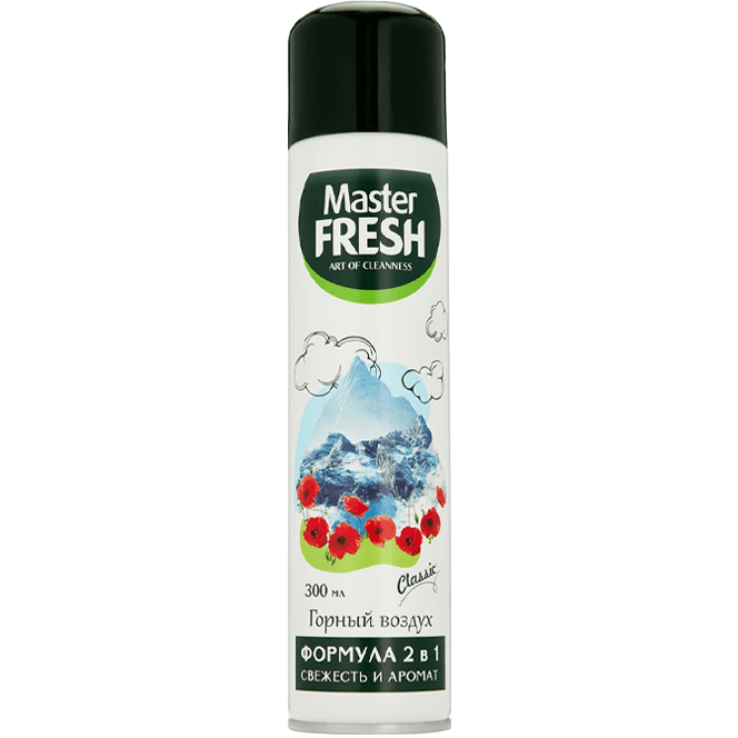Освежитель воздуха 300 мл "Master FRESH", Горный воздух Освежитель воздуха 300 мл "Master FRESH", Горный воздух