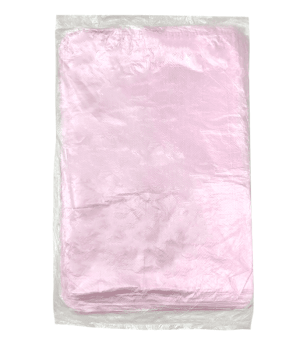 Фасовочные пакеты 24*37 см, 8 мкм (90 шт.упак) Розовая Кот
