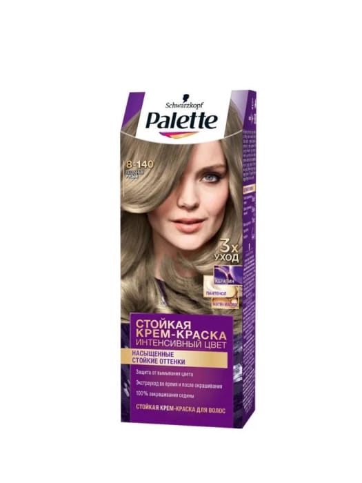 Крем-краска для волос "Palette" стойкая, (8-140) Песочный русый Крем-краска для волос "Palette" стойкая, (8-140) Песочный русый