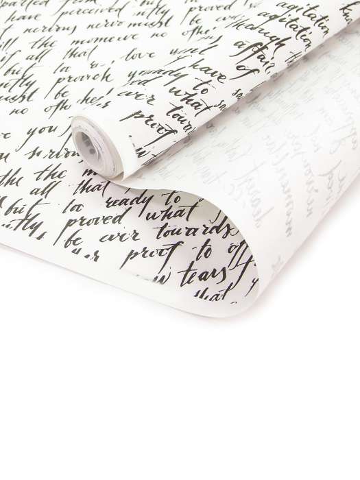 Бумага Крафт белый Письмо 700мм 420гр черный