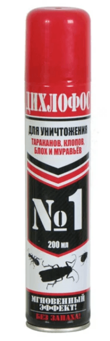 Дихлофос 180 мл "№1" без запаха Дихлофос 180 мл "№1" без запаха