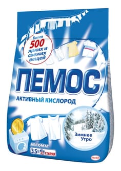 Стиральный порошок 3,5 кг "Пемос-автомат" Активный кислород Стиральный порошок 3,5 кг "Пемос-автомат" Активный кислород