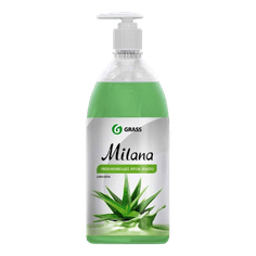 Крем-мыло жидкое 1 л "Milana" с дозатором GRASS, Алоэ Вера Крем-мыло жидкое 1 л "Milana" с дозатором GRASS, Алоэ Вера