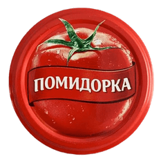 Крышка D-63 мм металлич винтовая "Помидорка" Красная для стеклобанок Крышка D-63 мм металлич винтовая "Помидорка" Красная для стеклобанок