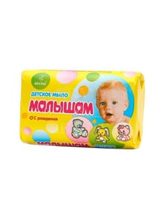 Мыло кусковое 90 г туалетное детское "Малышам" Весна Мыло кусковое 90 г туалетное детское "Малышам" Весна