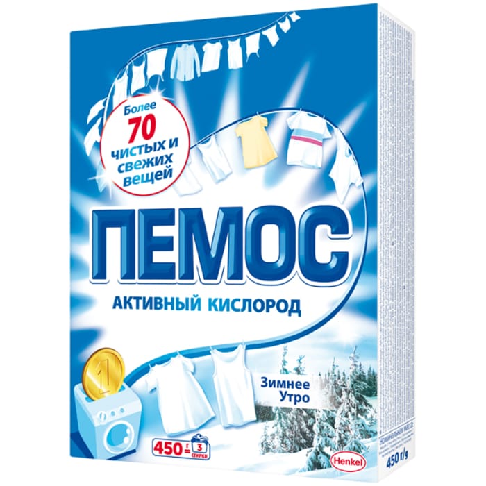 Стиральный порошок 350 г "Пемос" автомат Зимнее утро Стиральный порошок 350 г "Пемос" автомат Зимнее утро