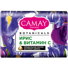 Мыло кусковое 85 г туалетное "Camay", Благоухающий Ирис Мыло кусковое 85 г туалетное "Camay", Благоухающий Ирис