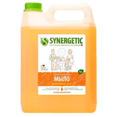 Жидкое мыло 5 л "SYNERGETIC" для мытья рук и тела, биоразлагаемое, Фруктовый микс Жидкое мыло 5 л "SYNERGETIC" для мытья рук и тела, биоразлагаемое, Фруктовый микс