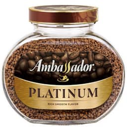 Кофе растворимый 95 гр "Ambassador" Platinum стекло Кофе растворимый 95 гр "Ambassador" Platinum стекло
