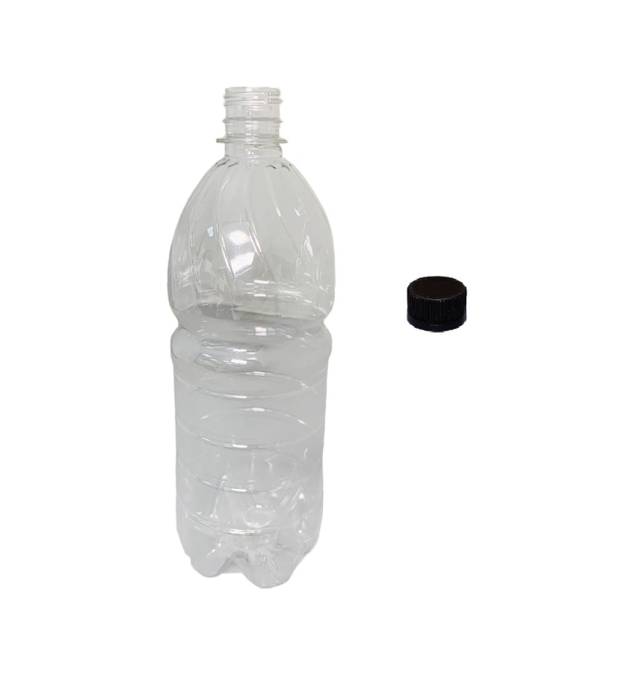 ПЭТ бутылка 1,0 л б/ц ВЫСОКАЯ + крышка 1-компонент. КОМПЛЕКТ
