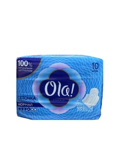 Прокладки "Ola!" Wings Classic Normal Singles, 4 капли, в инд. упаковке с крылышками сеточка (10 шт.упак) Прокладки "Ola!" Wings Classic Normal Singles, 4 капли, в инд. упаковке с крылышками сеточка (10 шт.упак)