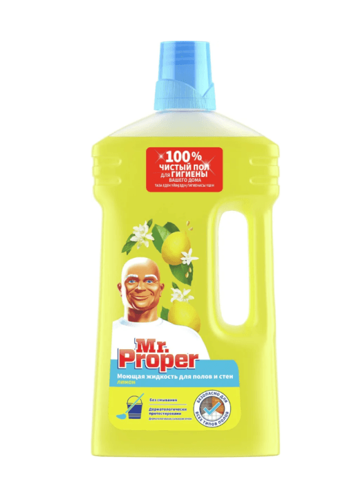 Средство для мытья пола 1 л "Mr.Proper", Лимон