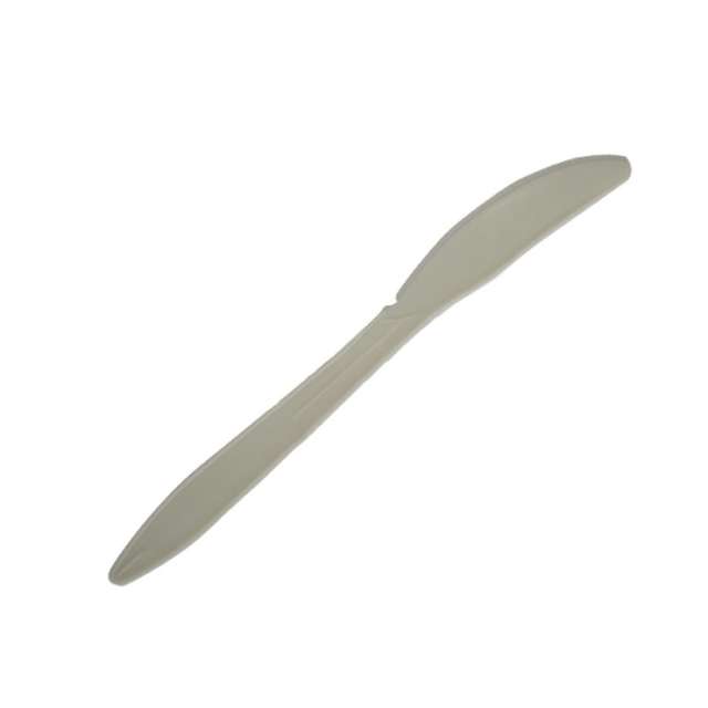 Нож одноразовый из кукурузного крахмала Белый ECO Knife white 160мм