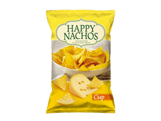 Чипсы "Happy Nachos" кукурузные 150г, Сыр Чипсы "Happy Nachos" кукурузные 150г, Сыр