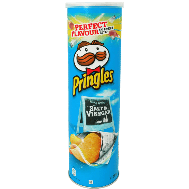 Чипсы "Pringles" 165г, Соль и уксус