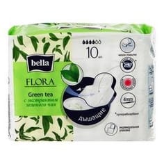 Прокладки "Bella" Flora Green Tea №10 (10 шт.упак) Прокладки "Bella" Flora Green Tea №10 (10 шт.упак)