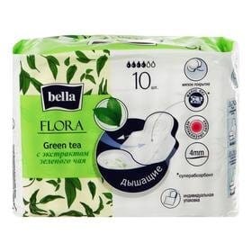 Прокладки "Bella" Flora Green Tea №10 (10 шт.упак) Прокладки "Bella" Flora Green Tea №10 (10 шт.упак)