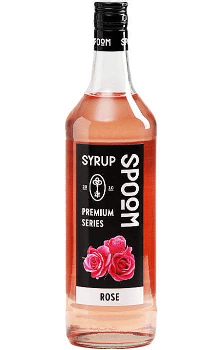 Сироп "Spoom" бутылка 1 литр, Роза / ROSE