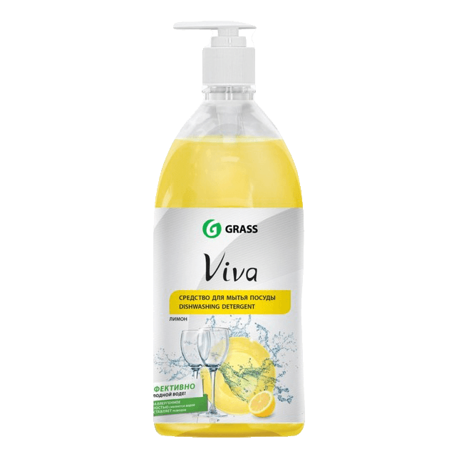 Средство для мытья посуды 1000 мл "Viva" с дозатором GRASS Средство для мытья посуды 1000 мл "Viva" с дозатором GRASS