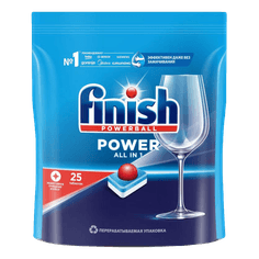 Средство для мытья посуды "FINISH" POWER для посудомоечных машин (25 шт.упак) Средство для мытья посуды "FINISH" POWER для посудомоечных машин (25 шт.упак)