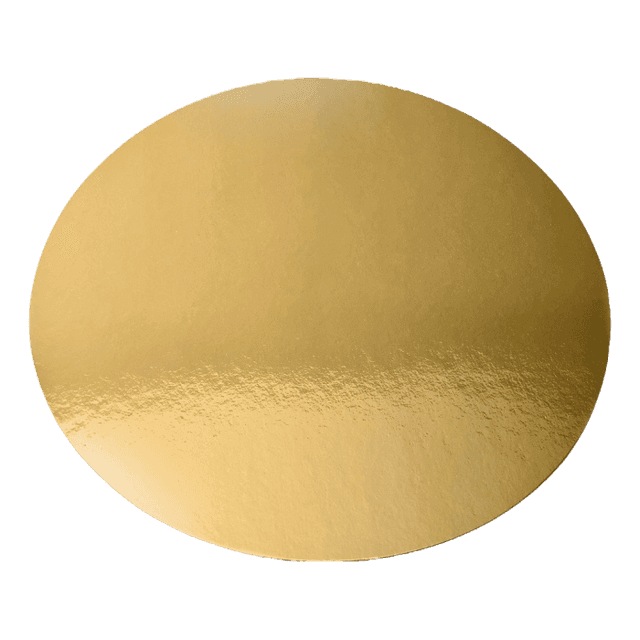 Подложка под торт D-160 мм, толщина 2,5 мм, S золото ForGenika BASE