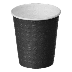 Стакан бумажный 300 мл однослойный CoffeeTouch D-90 мм SAM, Черный Стакан бумажный 300 мл однослойный CoffeeTouch D-90 мм SAM, Черный