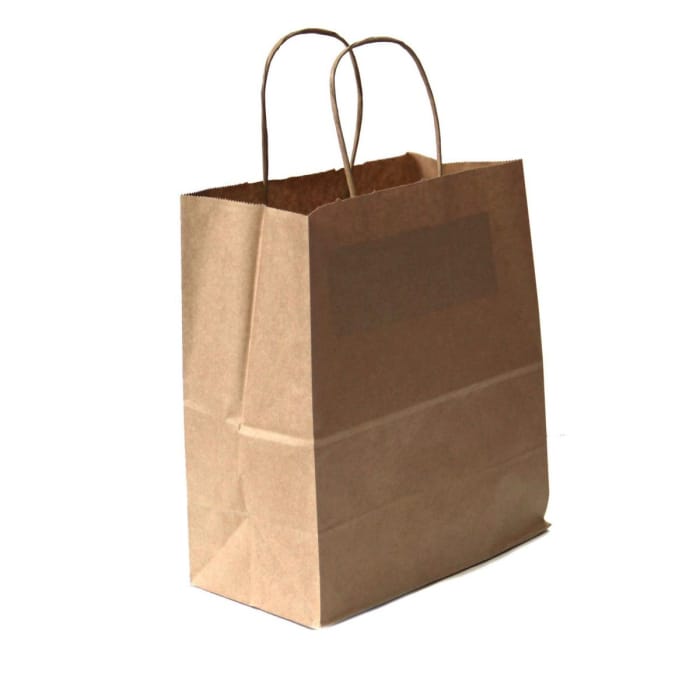 Пакет бумажный 260*150*350 КРАФТ с Крученой ручкой ECO CarrBag Пакет бумажный 260*150*350 КРАФТ с Крученой ручкой ECO CarrBag