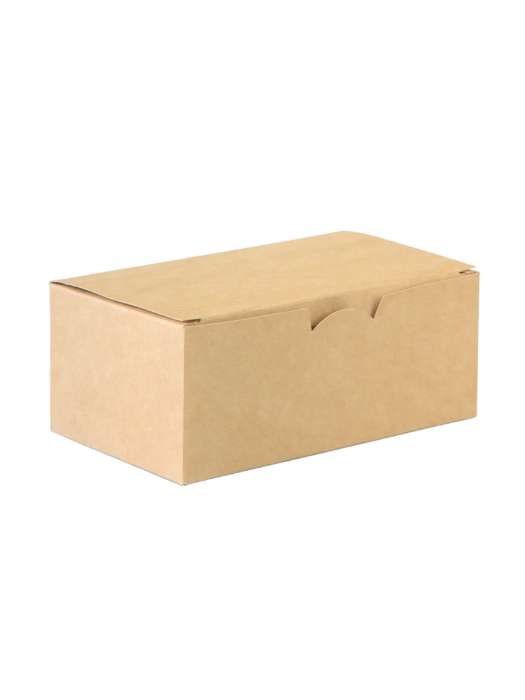 Коробка для наггетсов 150*91*70 мм быстрая сборка размер L, КРАФТ