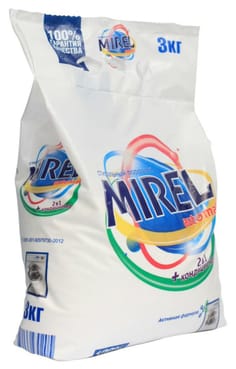 Стиральный порошок 3 кг "MIREL" автомат 2 в 1 кондиционер Стиральный порошок 3 кг "MIREL" автомат 2 в 1 кондиционер