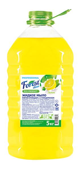 Жидкое мыло 5 л "FOREST Clean" пэт, Лимон