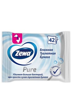 Влажная туалетная бумага "Zewa", Пьюр Арт 6788 Влажная туалетная бумага "Zewa", Пьюр Арт 6788