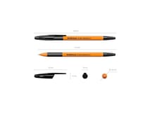 Ручка шариковая 0,7 мм ЧЕРНАЯ "Erich Krause" R-301 Orange Stick & Grip резин упор Ручка шариковая 0,7 мм ЧЕРНАЯ "Erich Krause" R-301 Orange Stick & Grip резин упор