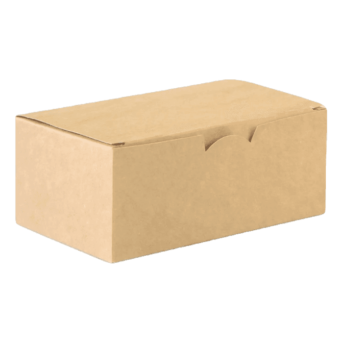 Коробка для наггетсов 150*91*70 мм быстрая сборка размер L, КРАФТ