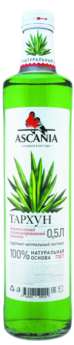 Лимонад 0,5 л "Ascania" стекло Безалкольный напиток, Тархун Лимонад 0,5 л "Ascania" стекло Безалкольный напиток, Тархун